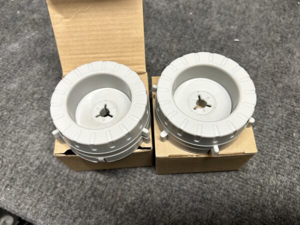 Pair of Teac clone NAB adapters for 1/4” wide tape