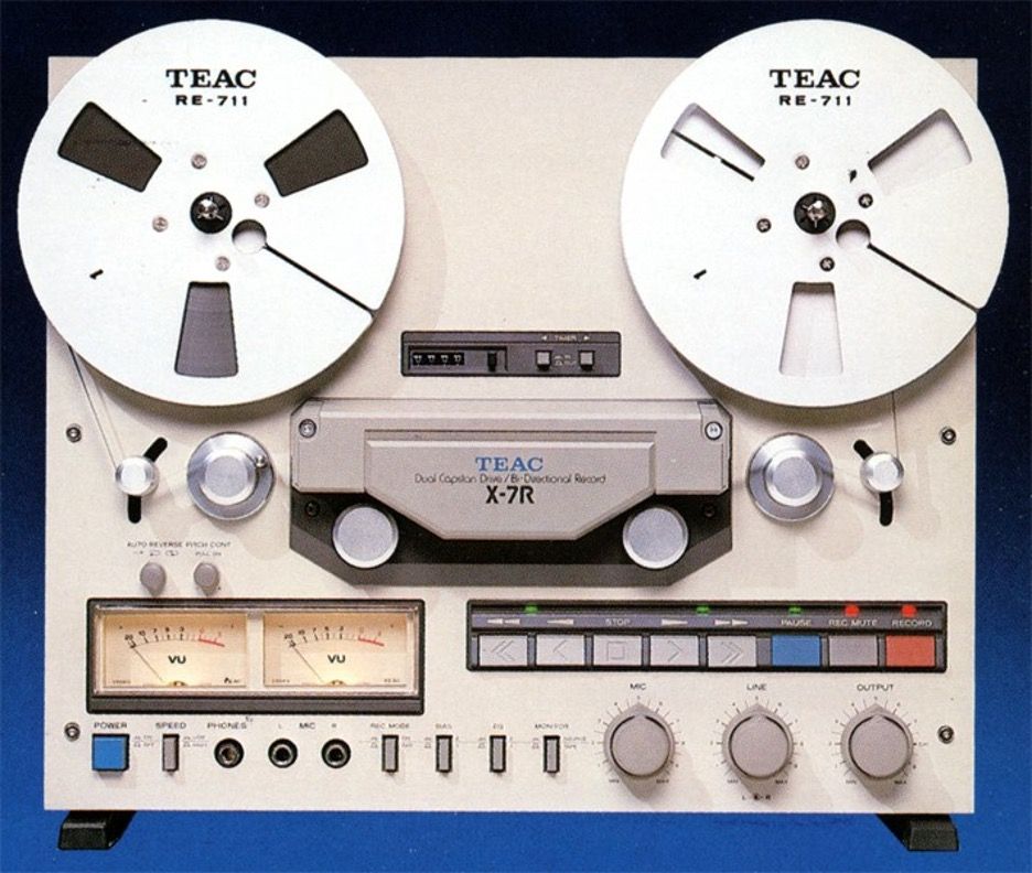 Awesome Teac X-2000R Reel to Reel Tape Deck + Hubs + Reel - Collector's  Quality