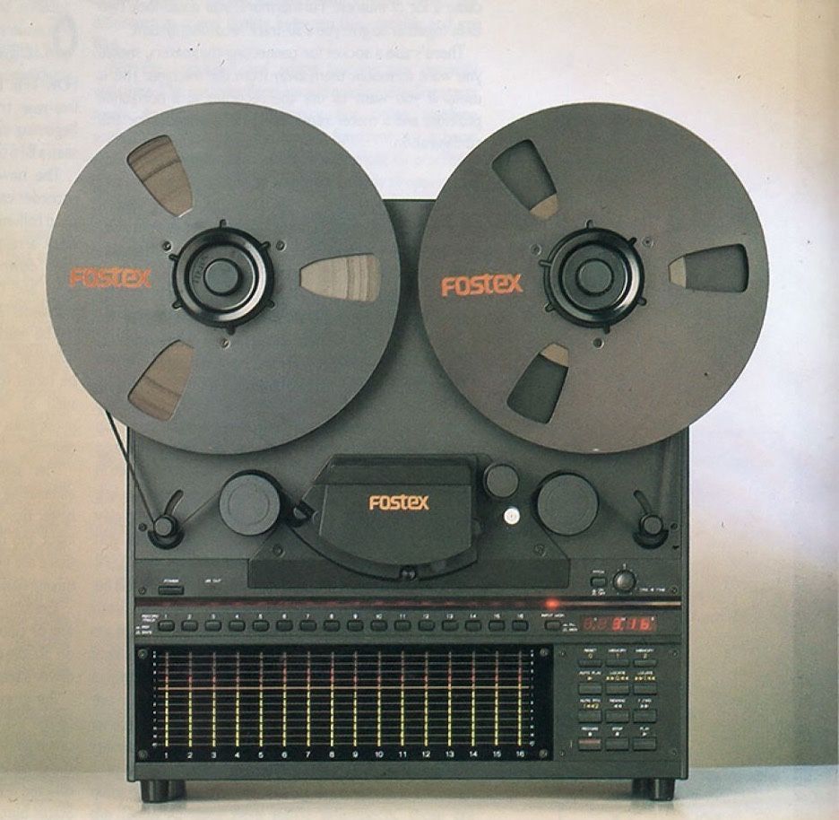 Fostex R8 8-Track 1/4 Reel Tape Recorder