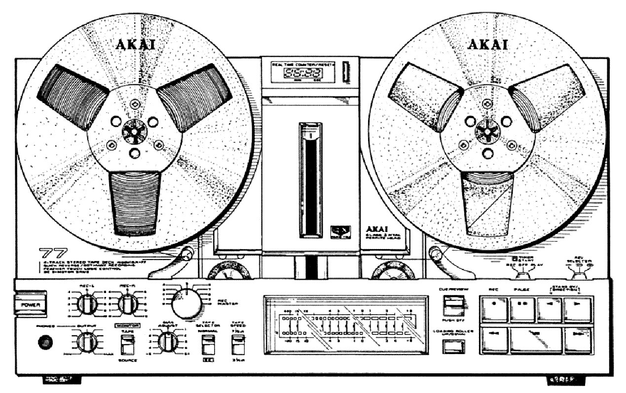 Akai GX-77, Open Reel Recorders, Recording Separates, Audio Devices